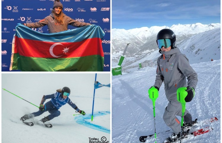 Gənc xizəkçimiz dünya təqvimli yarışda ilk beşlikdə 