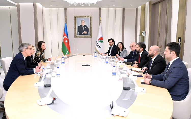 SOCAR President Meets with Senior Vice President of TotalEnergies 