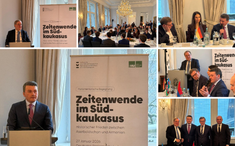 Berlində “Azərbaycan və Ermənistan arasında tarixi sülh” mövzusunda geniş tədbir keçirilib 