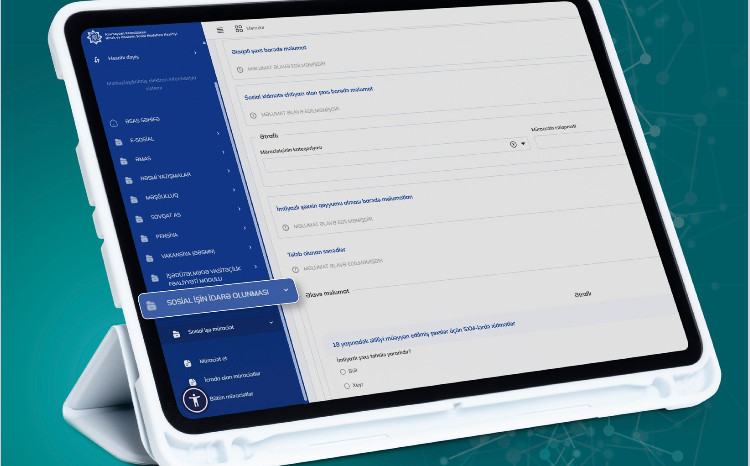 “Sosial işin idarə olunması” elektron sistemi istifadəyə verildi 