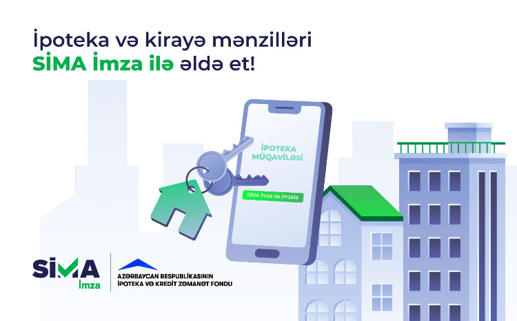 Starting this year, mortgages and rental apartments will also be available via “SİMA İmza.” 