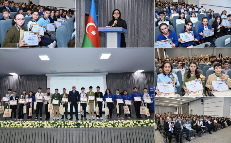 Müsabiqə və olimpiada qalibləri mükafatlandırılıb 