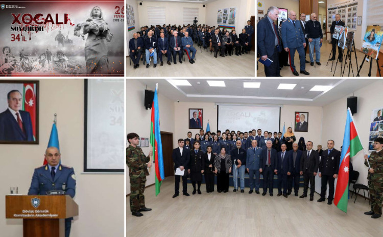 Xocalı soyqırımının 34-cü ildönümü münasibətilə tədbir keçirilib 
