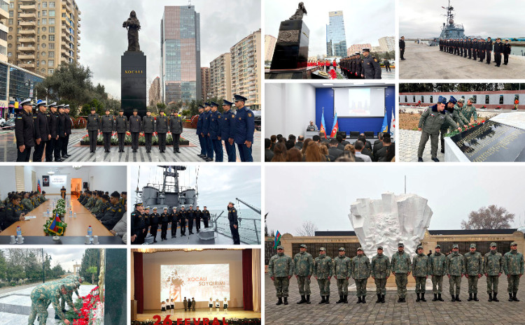 Xocalı soyqırımının ildönümü ilə bağlı Azərbaycan Ordusunda silsilə tədbirlər keçirilib - VİDEO