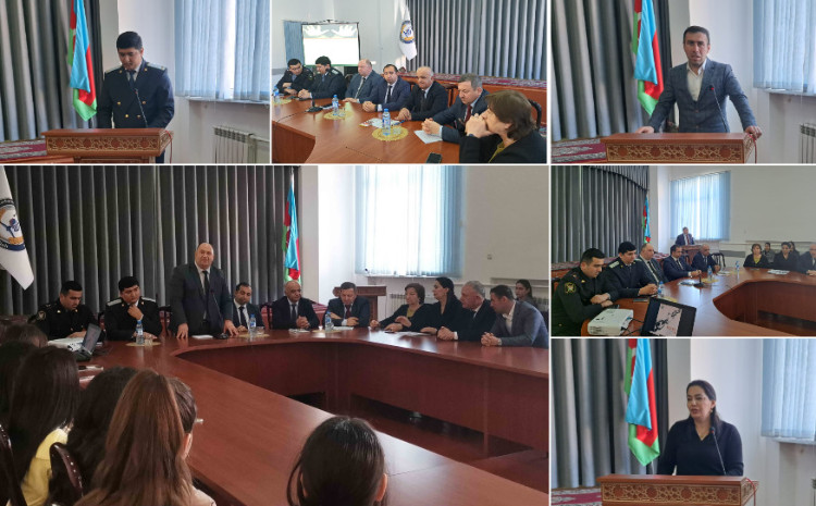 ADPU-nun Şəki filialında “İnsan alverinə “yox” deyək!” adlı maarifləndirmə tədbiri keçirilib 