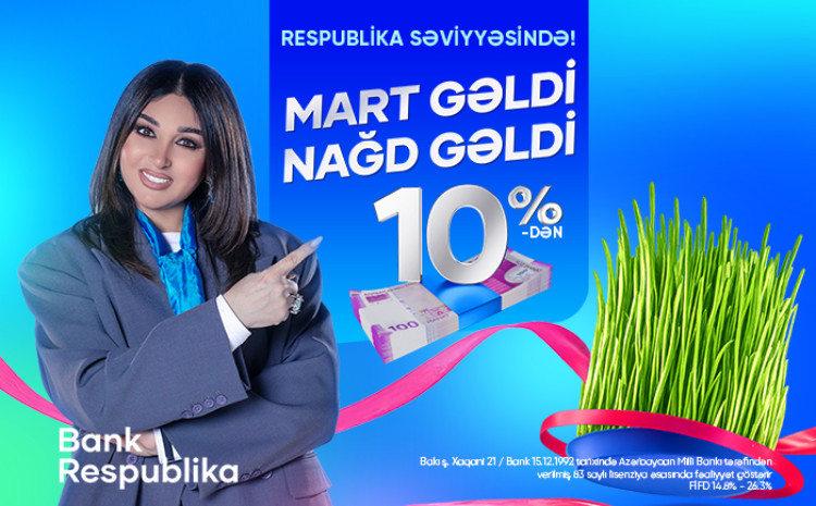 “Март - время наличных”- Выгодное кредитное предложение от Банка Республика - ВИДЕО