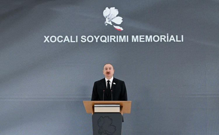 Xocalıda yaradılan Soyqırımı Memorialı tarixi ədalətin bərpasının təcəssümüdür 