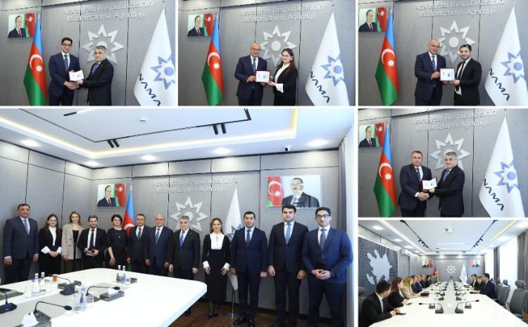 ANAMA-da YAP-a yeni üzv olan əməkdaşlara üzvlük vəsiqələri təqdim edilib 