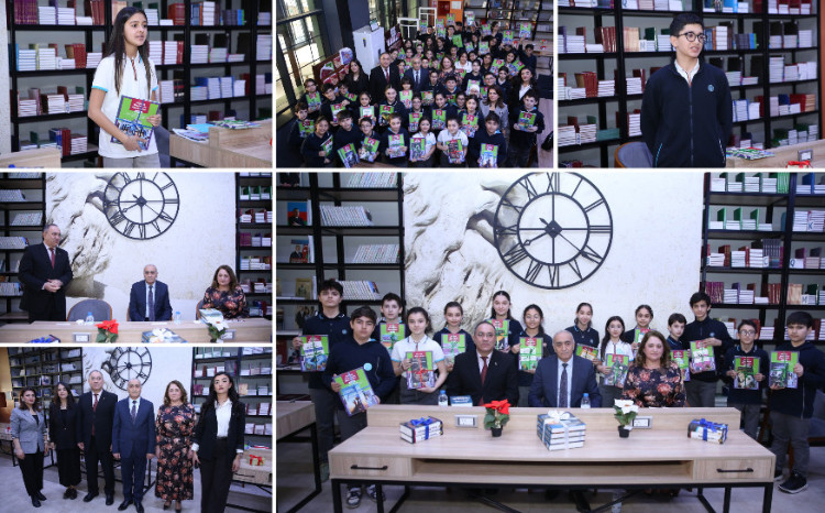 ADPU-da Beynəlxalq Kitab Bağışlama Günü şagirdlərlə qeyd edilib 