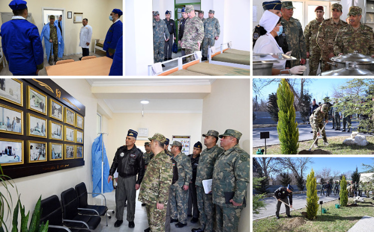 Министр обороны побывал в подразделениях ВВС - ВИДЕО