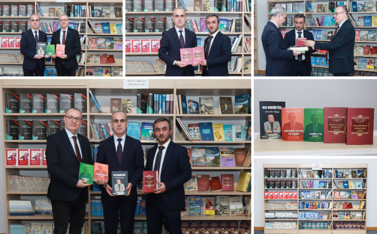 MEK-in “İraq-Türkman kitabxanası” guşəsinə yeni kitablar hədiyyə edilib 