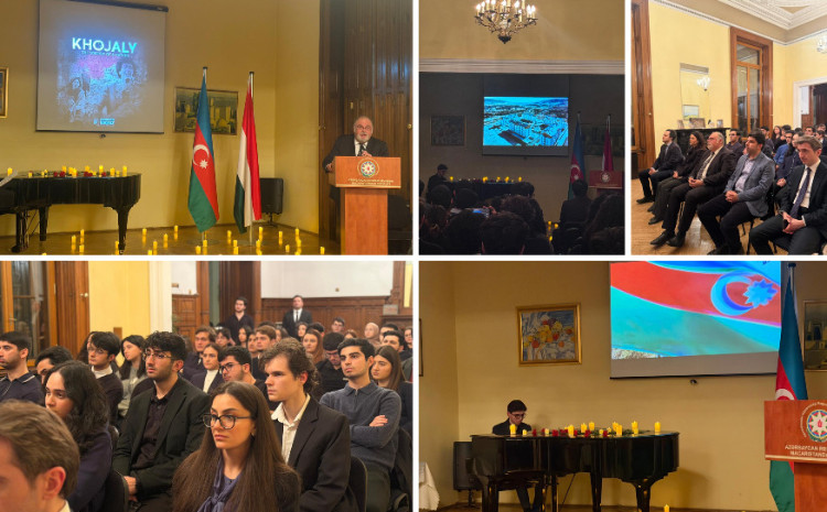 Budapeştdə Xocalı soyqırımı qurbanlarının xatirəsinə həsr olunmuş tədbir keçirildi 