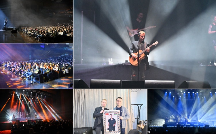 Eyyub Hüseynzadənin təşkilatçılığı ilə Emre Aydın Bakını coşdurdu - VİDEO