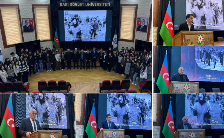 BDU-da “Xocalı - silinməz tarix” adlı anım tədbiri 