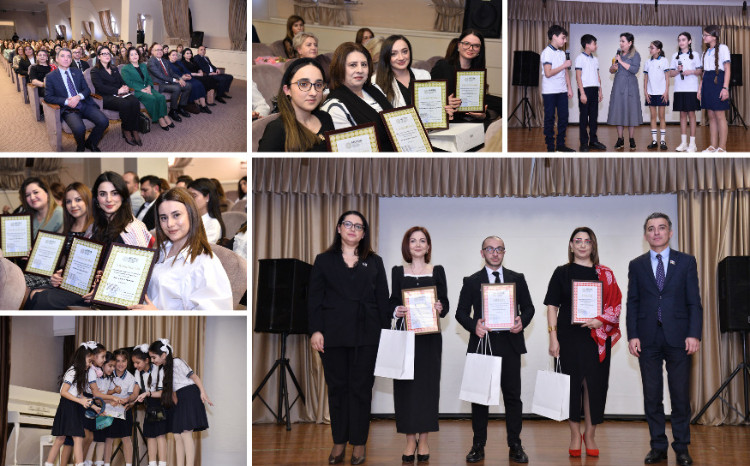 Yaradıcı müəllimlər təltif olunub 