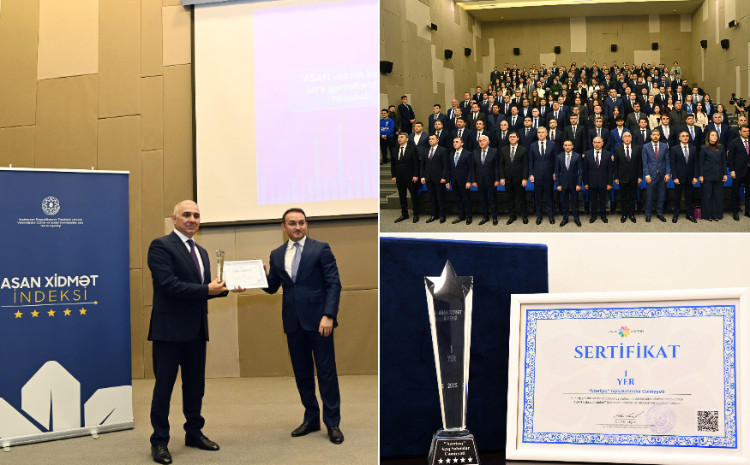 “Azərişıq” ASC “ASAN xidmət indeksi” üzrə qiymətləndirmə nəticələrinə əsasən birinci yerə layiq görülüb 