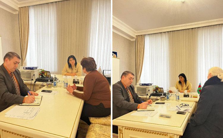 Deputat Elnarə Akimova Sumqayıtda növbəti vətəndaş qəbulu keçirib 