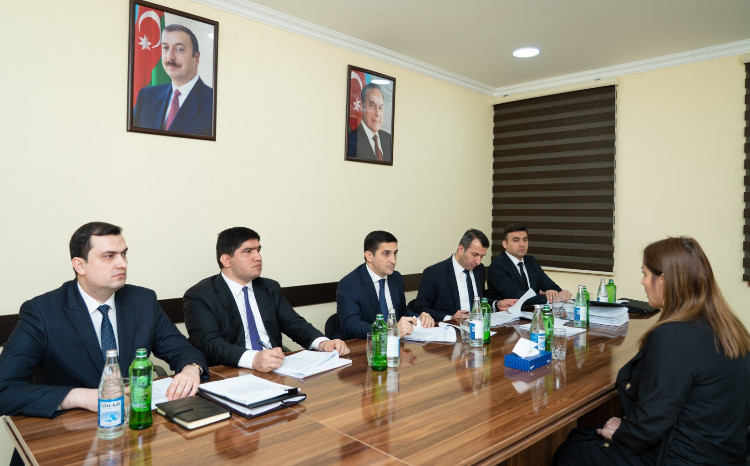 Nazir Fərid Əhmədov Göyçay şəhərində vətəndaşları qəbul edib 