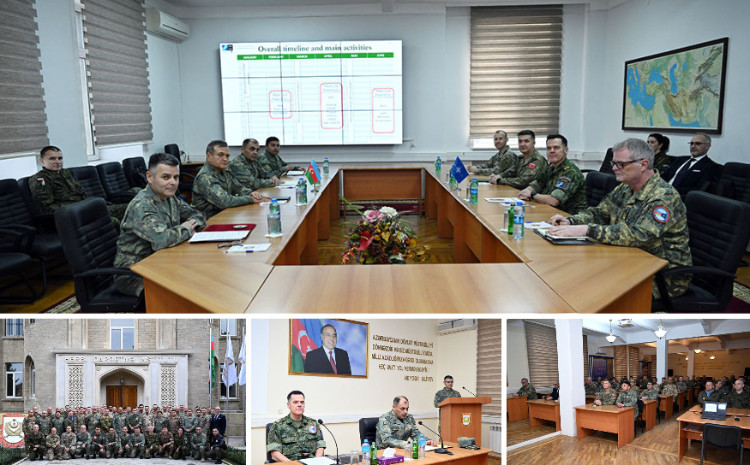 Состоялась встреча с составом мобильной тренинговой группы НАТО 