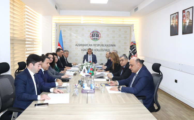 Vəkillər Kollegiyası Rəyasət Heyətinin növbəti iclası keçirilib 