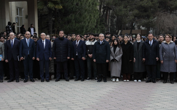 В БГУ почтили память жертв Ходжалинского геноцида 