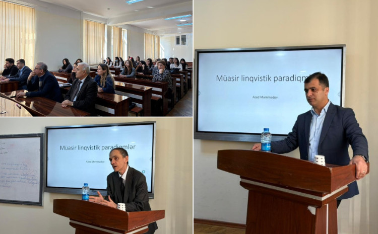 BDU-da “Müasir linqvistik paradiqmalar” mövzusunda elmi seminar 