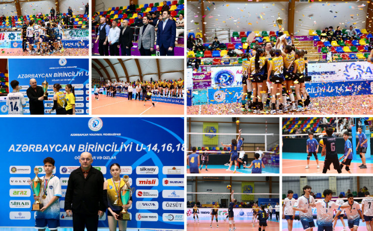U-14 voleybol birinciliyinə yekun vuruldu - çempionlar bəlli oldu