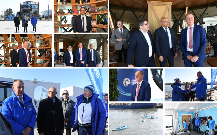 Beynəlxalq federasiya rəhbərləri Bakıda avarçəkmə məşqlərini izlədilər 