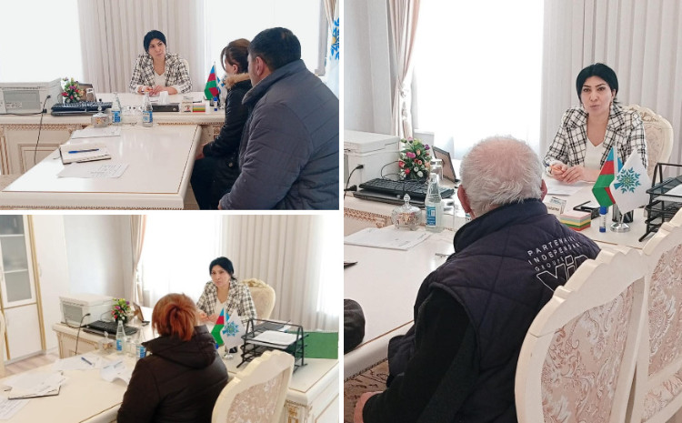 Deputat Elnarə Akimova Sumqayıtda vətəndaş qəbulu keçirib 