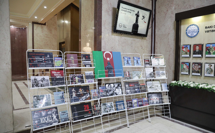 В БГУ открылась выставка «Геноцид в Ходжалы - боль, которая не стирается из памяти» 