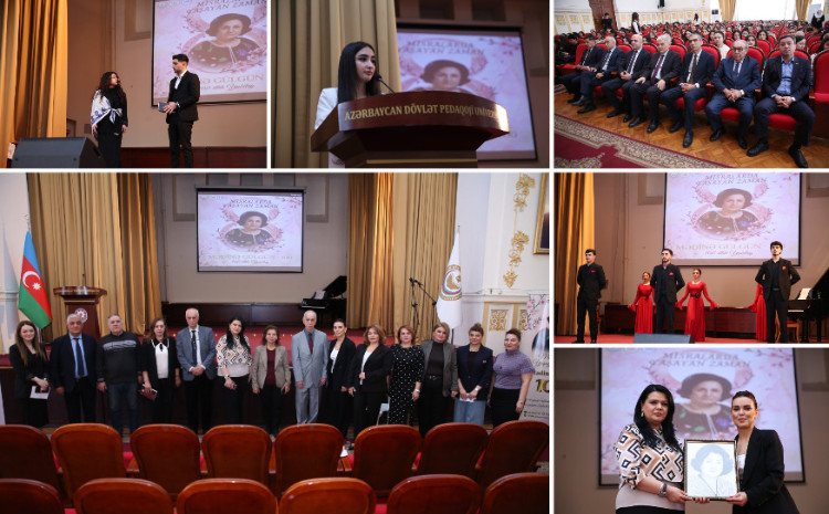 ADPU-da Mədinə Gülgünün 100 illik yubileyi qeyd edilib 