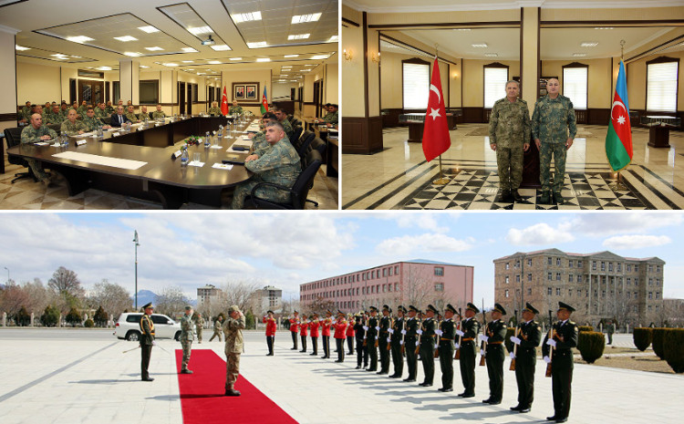 Türkiyə Ordusunun Quru Qoşunları komandanı ƏÜO-da olub 