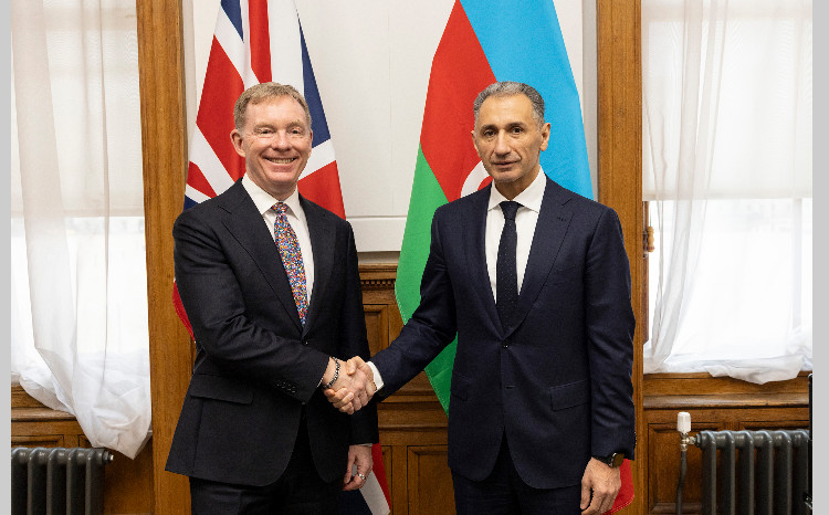Minister Rashad Nabiyev Meets with the UK’s Trade Minister 