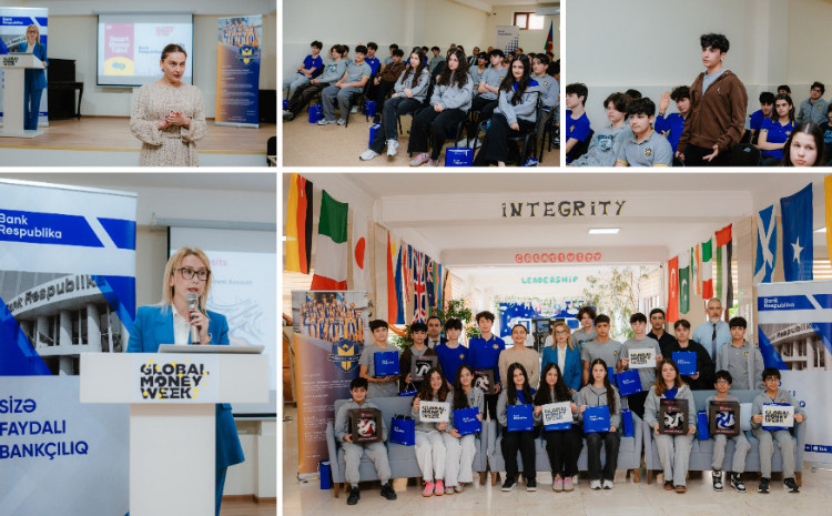 Bank Respublika Oxbridge Akademiyasında Qlobal Pul Həftəsinə həsr olunmuş tədbir keçirib 