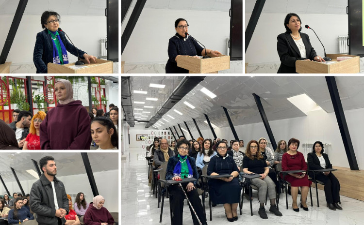 Professor Dilarə Seyidzadə BDU tələbələrinə ustad dərsi keçib 