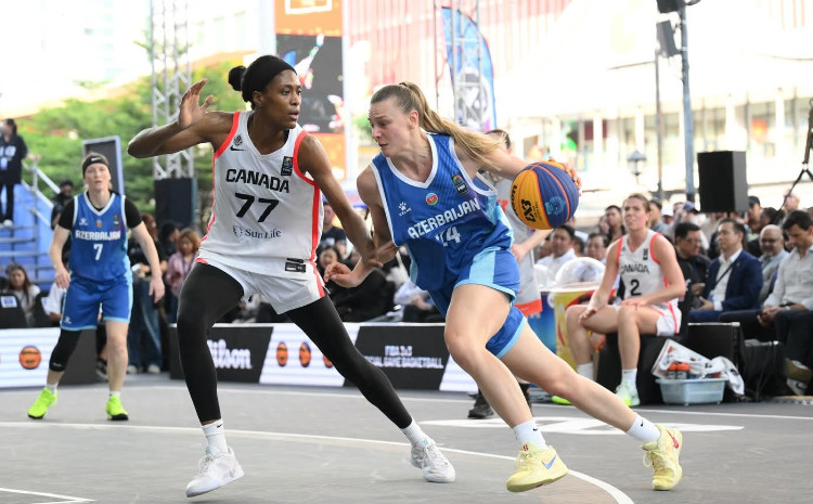 Qadınlardan ibarət 3x3 millimiz FİBA Çempionlar Kubokunun yarımfinalında 