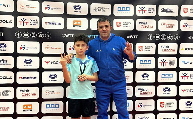 Stolüstü tennisçimiz beynəlxalq yarışda növbəti mükafatı qazanıb 