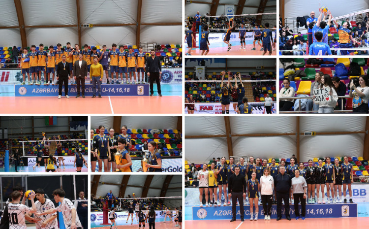 U-16 voleybol üzrə Azərbaycan birinciliyinə yekun vuruldu 