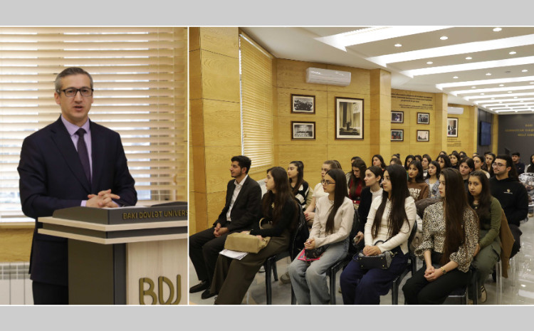 BDU-da Ulu Öndər Heydər Əliyevin milli təhlükəsizlik strategiyasına dair görüş 