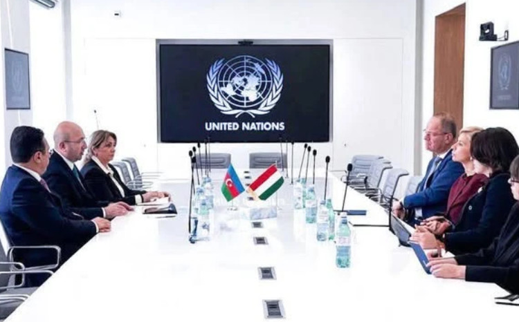 На полях 86-й сессии Комитета ЕЭК ООН Анар Гулиев встретился с министром государственного управления и регионального развития Венгрии Тибором Наврачичем 