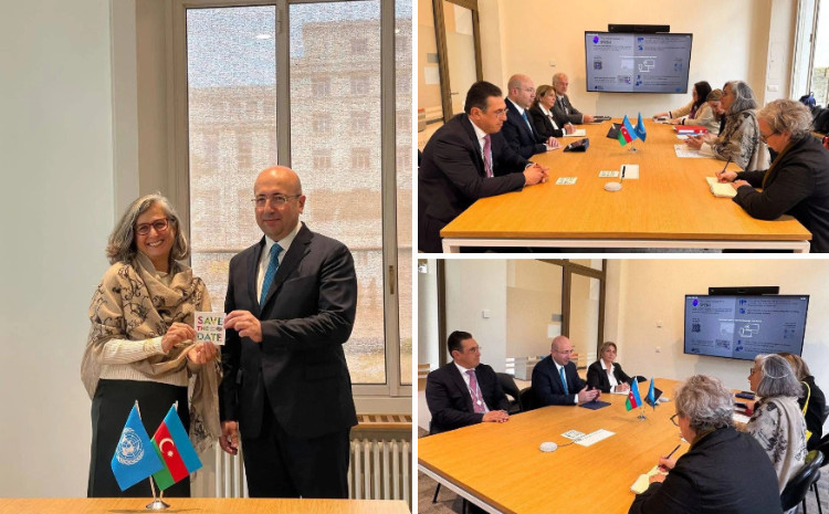 Анар Гулиев и госпожа Анаклаудия Росбах в рамках визита обсудили вопросы подготовки к WUF13 