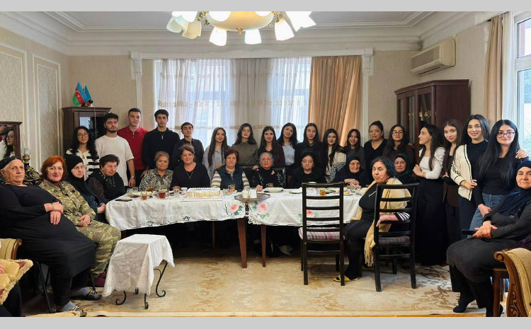 BDU tələbələri ahıl şəxslər üçün sosial xidmət müəssisəsini ziyarət ediblər 