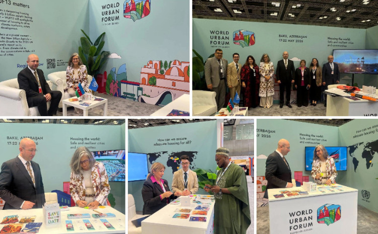 Anar Guliyev Meets with UN-Habitat Executive Director Anaklaudia Rossbax in Doha 