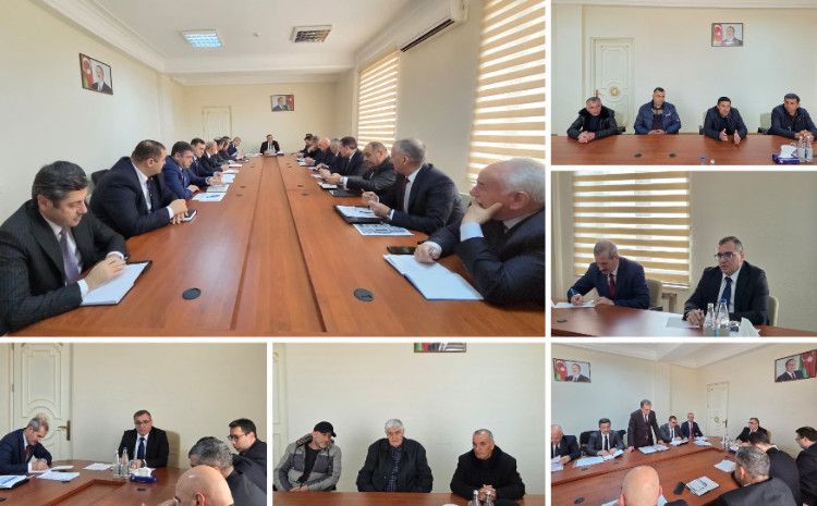 Kənd təsərrüfatı nazirinin müavini Zaur Əliyev Salyanda vətəndaşları qəbul edib 