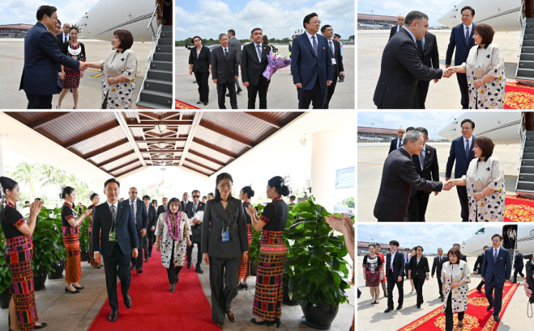 Спикер Милли Меджлиса Сагиба Гафарова прибыла в Китай с визитом 