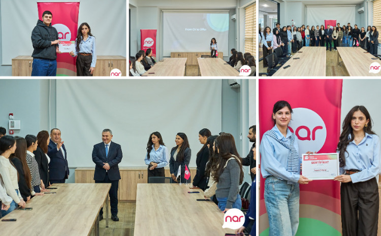 “Nar” peşəkar kadr hazırlığı istiqamətində təlimlərə başladı 