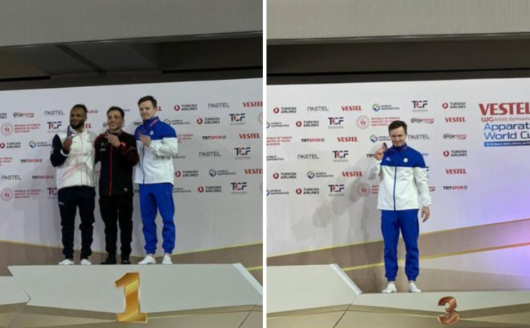 Nikita Simonov Dünya kubokunda bürünc medal qazandı 