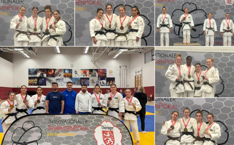 Azərbaycan cüdoçuları Türingiya Kubokunda 6 medal qazandı 
