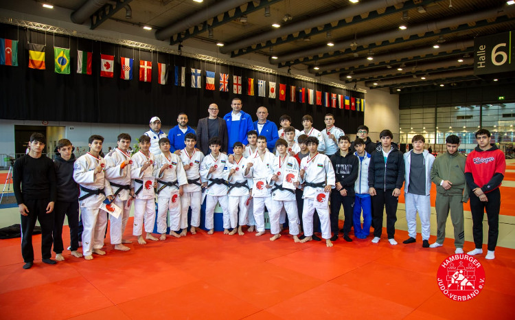 Yeniyetmə cüdoçularımızdan möhtəşəm nəticə - Almaniyada 15 medal qazandılar 