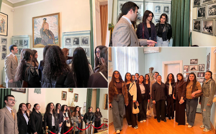 Студенты-филологи БГУ побывали в доме-музее Самеда Вургуна 